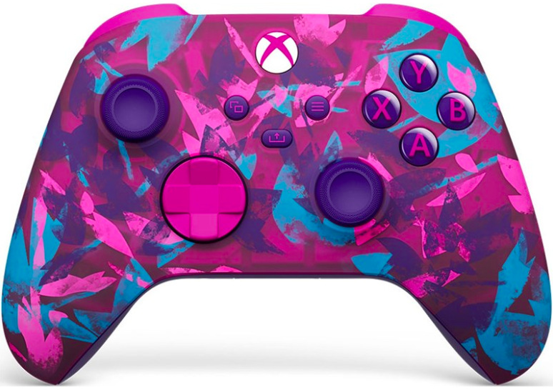 Bezdrôtový ovládač Microsoft Xbox Series - Heart Breaker Special Edition - ružový/fialový