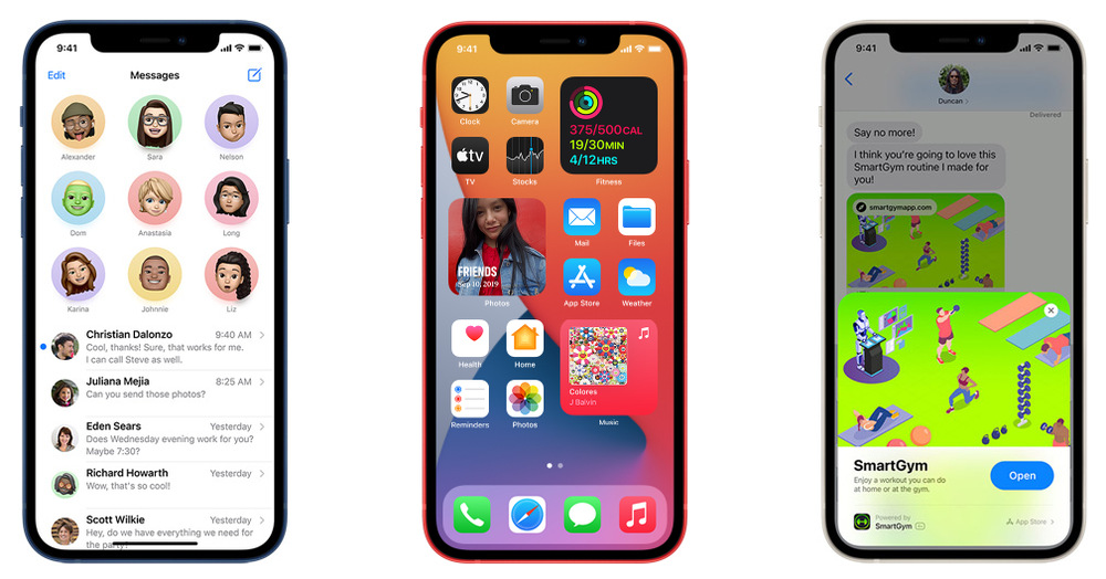 Mobilný telefón Apple iPhone 12 64 GB - modrý
