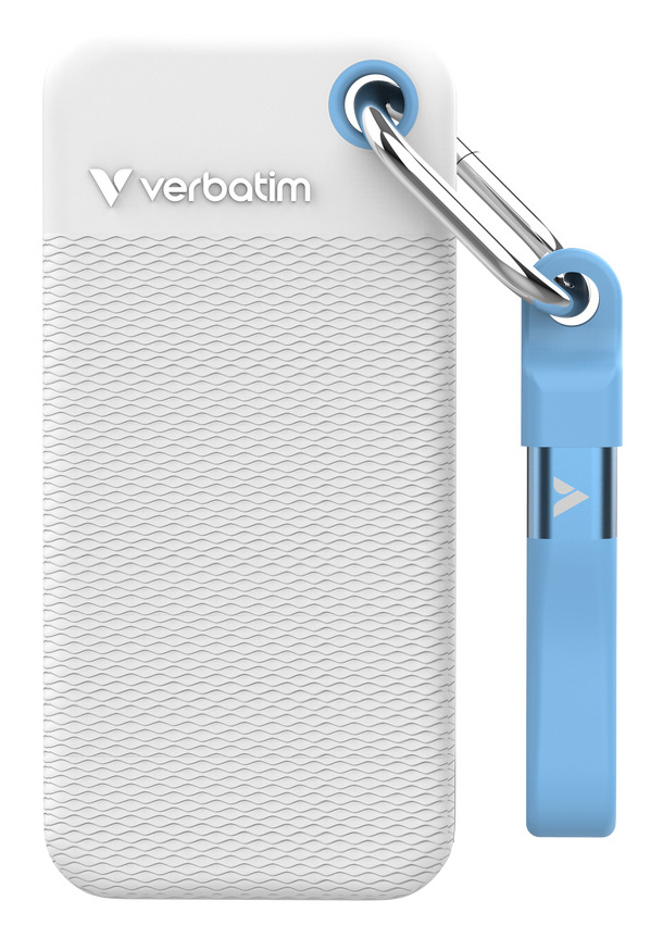 SSD externý Verbatim Pocket 1TB - Summer Edition USB-C 3.2 Gen 2 + 2x obal biely SSD externý Verbatim Pocket 1TB - Summer Edition USB-C 3.2 Gen 2 + 2x obal biely