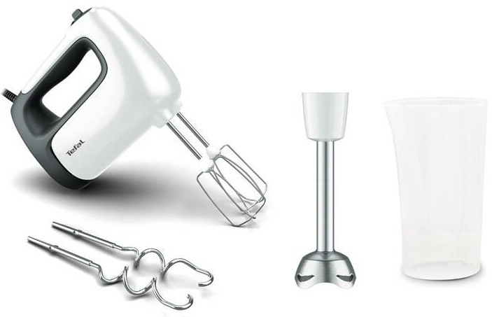Ručný šľahač Tefal Prep'Mix+ HT462138 biely