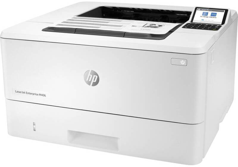 Tlačiareň laserová HP LaserJet Enterprise M406dn biela Tlačiareň laserová HP LaserJet Enterprise M406dn biela
