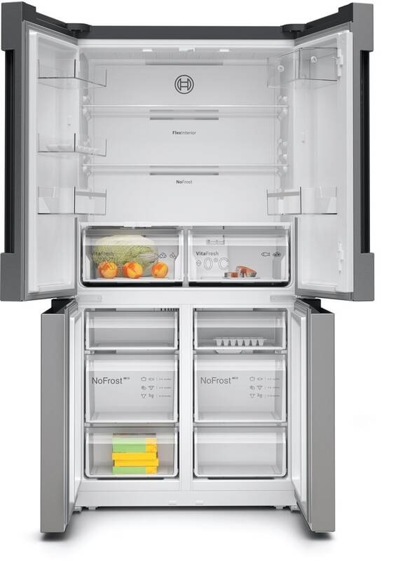 Americká chladnička Bosch Serie 4 KFN96VPEA ocel