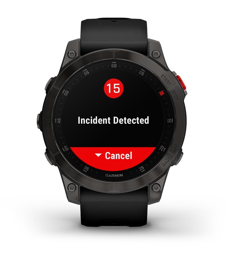 Inteligentné hodinky Garmin epix Pro (Gen 2) Sapphire - 51 mm - Titan Carbon Grey / Black Silicone Band