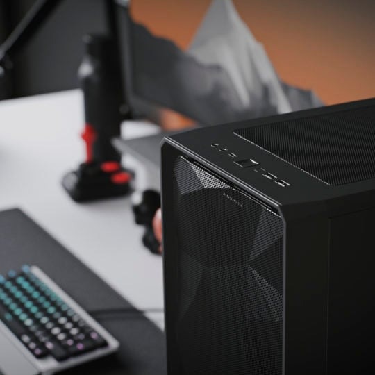 Case FRACTAL DESIGN Meshify 2 Compact Tempered Glass Light Tint čierna FRACTAL DESIGN Meshify 2 Compact Tempered Glass Light Tint