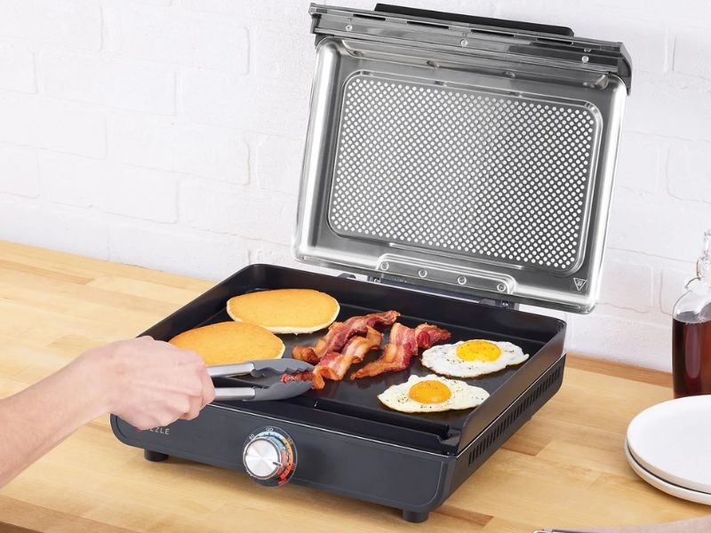 Gril Ninja GR101EU Sizzle Smokeless čierny