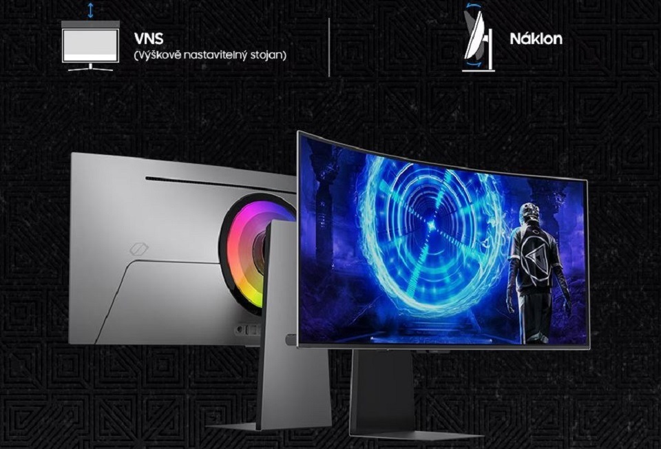 Herný monitor Samsung Odyssey OLED G8 (G85SD) strieborný Herný monitor Samsung Odyssey OLED G8 (G85SD) strieborný