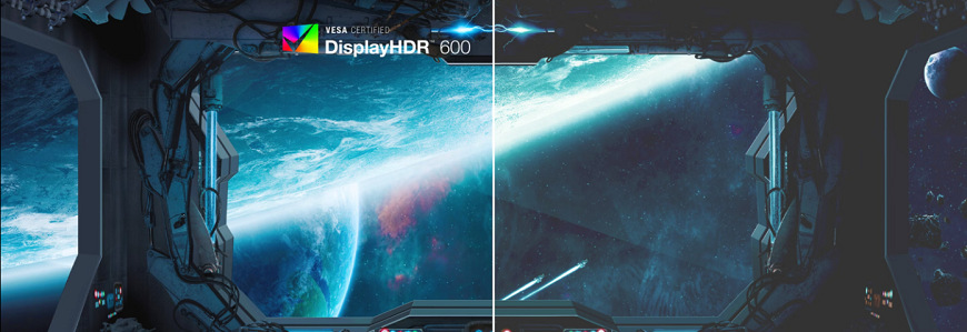 Herný monitor Acer Nitro XV272UX1bmiiprx čierny Zobrazená technológia realistických farieb monitora Acer