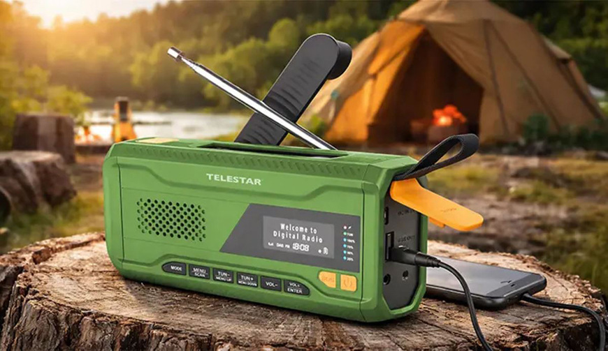 Rádioprijímač s DAB+ Telestar TOP NR 5 zelený Rádioprijímač DAB+ Telestar TOP NR 5, zelené