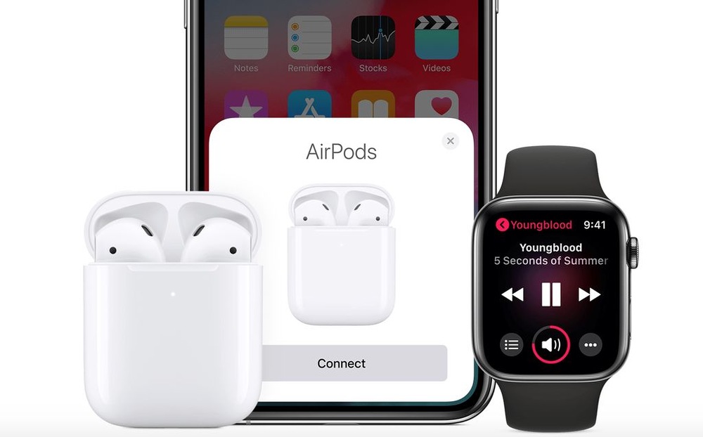 Slúchadlá Apple AirPods (2019) biela