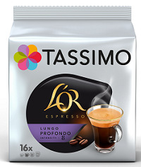 Kapsuly pre espressá Tassimo L'or Lungo Profondo (16 ks) Kapsuly pre espressá Tassimo L'or Lungo Profondo (16 ks)