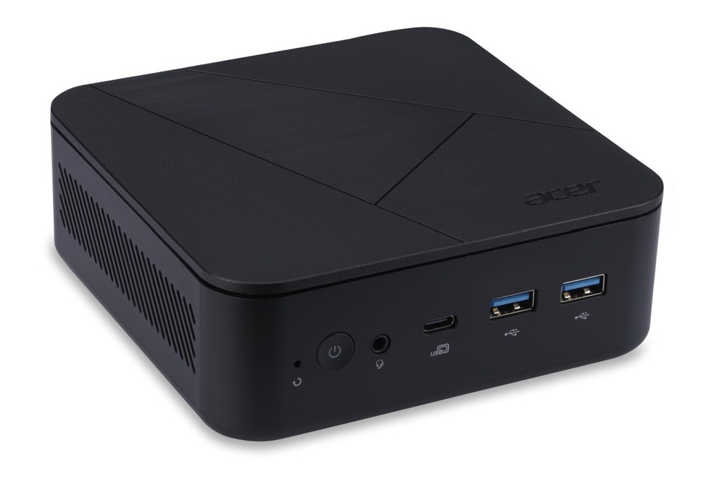 PC mini Acer Veriton N1502G-13U5U NUC i7, čierna farba.