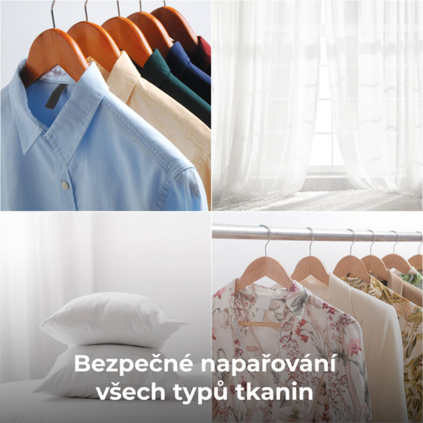 Ručný naparovač odevov AENO GS1 čierny/sivý AENO GS1