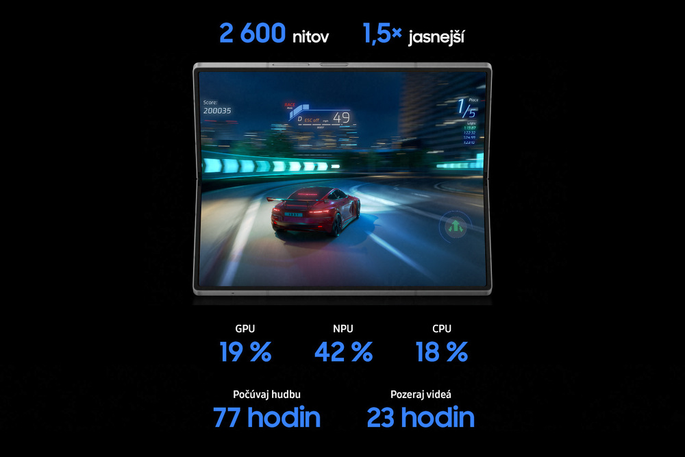 Mobilný telefón Samsung Galaxy Z Fold6 5G 12 GB / 256 GB ružový Samsung Galaxy Z Fold6 5G