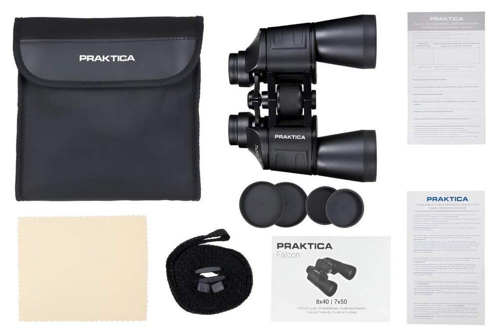 Ďalekohľad PRAKTICA Falcon 7x50 čierny Ďalekohľad PRAKTICA Falcon 7x50 čierny