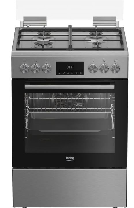 kombinovaný sporák Beko FBM6230TXDSN v nerezovom prevedení
