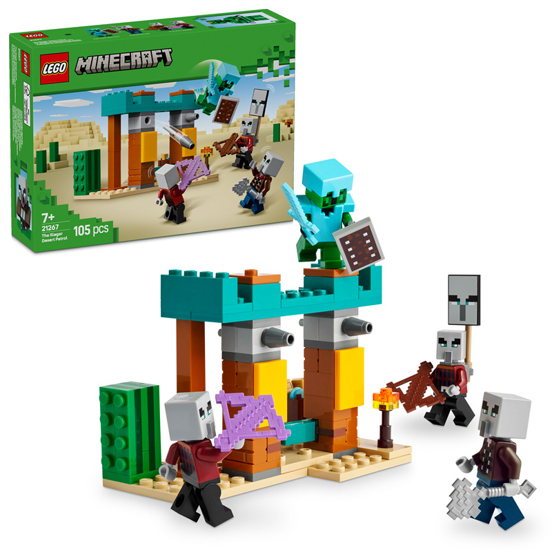 Stavebnica LEGO® Minecraft® 21267 Púštna hliadka zákerníkov