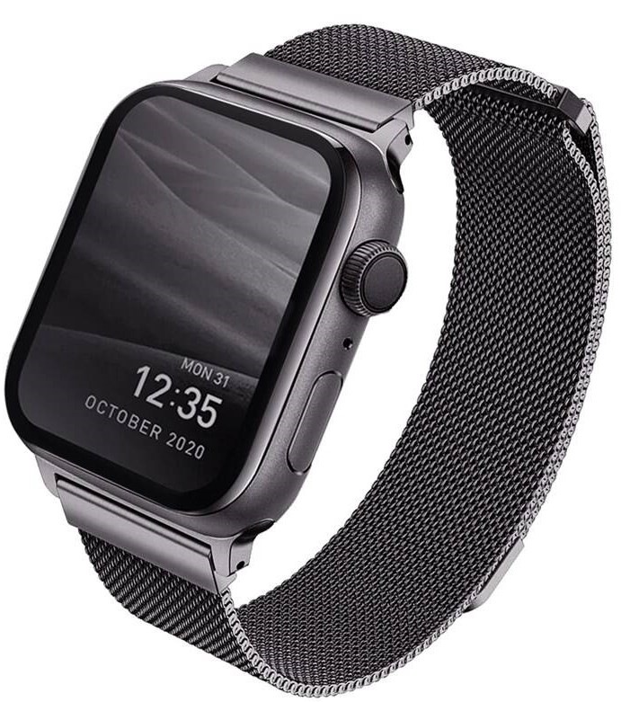 Remienok Uniq Dante na Apple Watch 38/40/41mm sivý