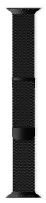 Remienok Epico Strap Milanese+ na Apple Watch 38/40/41mm čierny