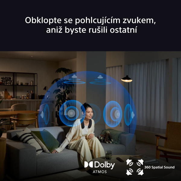Bezdrôtový reproduktor na krk Sony BRAVIA Theatre U čierna Bezdrôtový reproduktor na krk Sony BRAVIA Theatre U - čierna