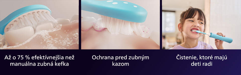 Náhradné hlavice Philips Sonicare For Kids HX6042/90 (2 ks) modrá Náhradné hlavice Philips Sonicare For Kids HX6042/90 (2 ks) modrá