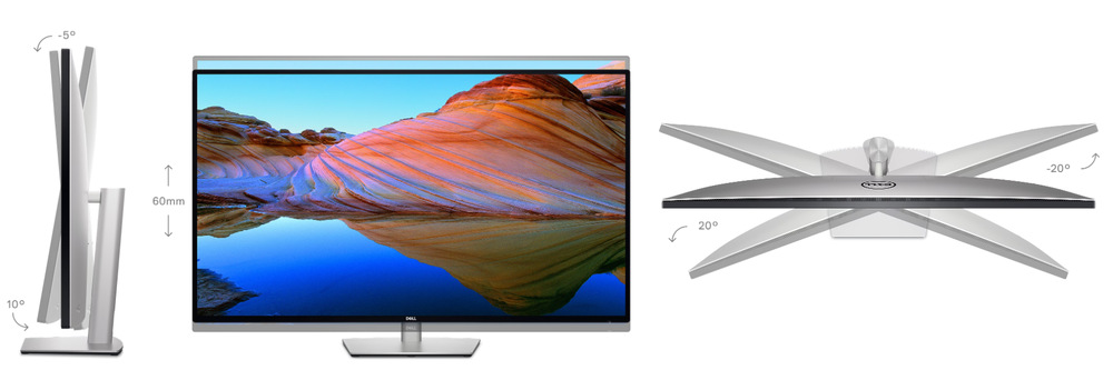 Monitor Dell UltraSharp U4323QE strieborný