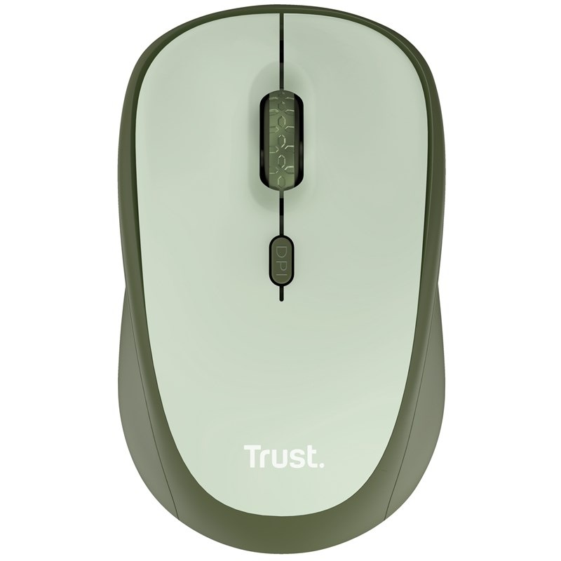 Myš Trust Yvi+ Silent Wireless Eco zelená