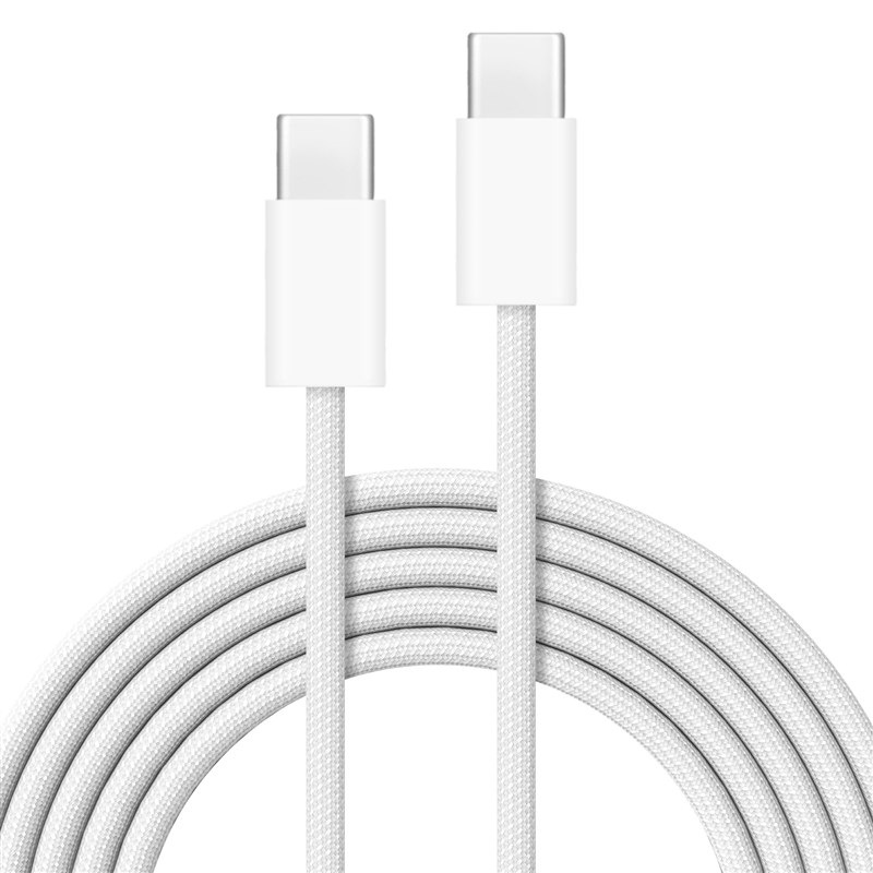 Kábel Cubenest USB-C/USB-C, 60W, 1m biely