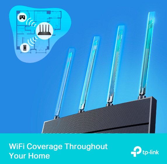 Router TP-Link Archer AX17 čierny Router TP-Link Archer AX17