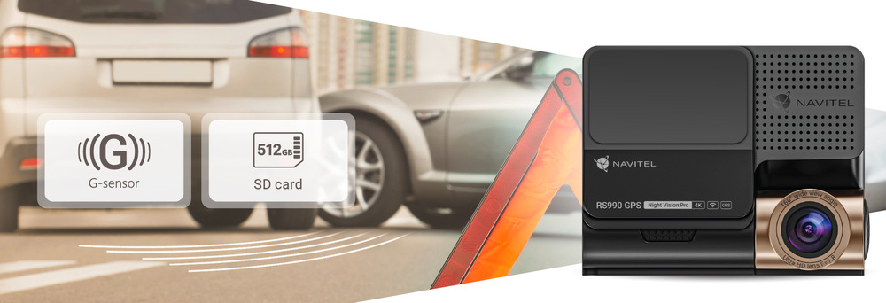 Autokamera NAVITEL RS990 GPS čierna Autokamera NAVITEL RS990 GPS čierna