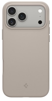 Kryt na mobil Spigen Silicone Fit MagSafe na Apple iPhone 17 Pro béžový Kryt na mobil Spigen Silicone Fit MagSafe na Apple iPhone 17 Pro v béžovej farbe