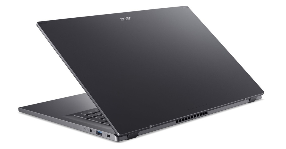 Notebook Acer Aspire 17 (A17-51M-96TM) sivý Pootvorený notebook Acer Aspire 17 (A17-51M-96TM) zozadu