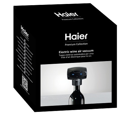 zátka na víno Haier HAWAES01 v krabici