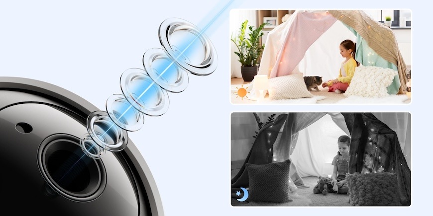 Zostaňte v spojení so svojimi blízkymi v reálnom čase, s presnou detekciou ľudí, domácich maznáčikov a dokonca aj plače vášho dieťaťa.