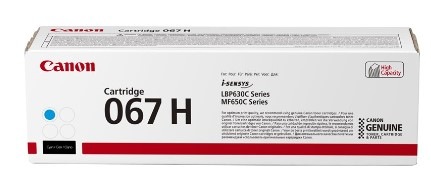 Toner Canon 067 H C, 2350 strán azúrová farba