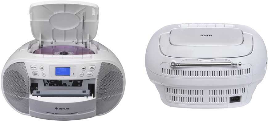 Rádiomagnetofón s DAB+/CD Denver TDC-280 biely Denver TDC-280