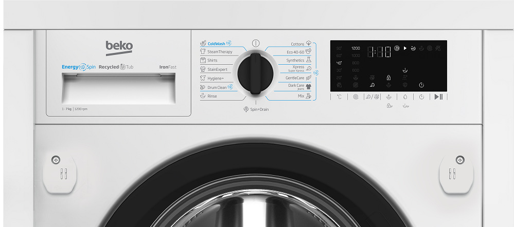 Vstavaná práčka Beko B3WBT671415W biela