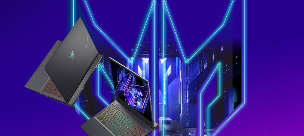 Notebook Acer Predator Helios Neo 14 AI (PHN14-71-90FS) čierny Lifestylové foto notebooku Acer Predator Helios Neo 14 AI