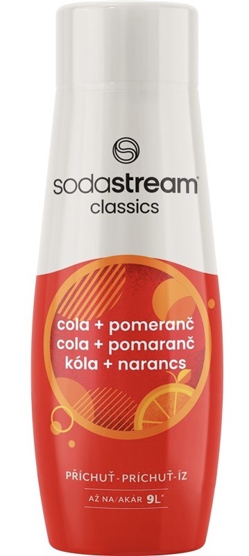 Príchuť pre šumivú vodu SodaStream Cola Orange 440 ml
