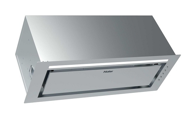 Odsávač pár Haier HAPY72ES6XGG zo spodného uhla, LED osvetlenie svieti