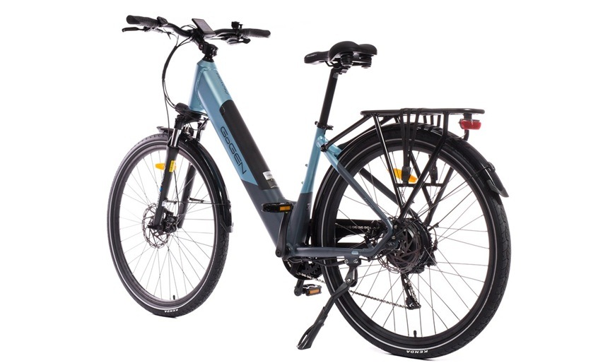 Elektrobicykel GoGEN Proxima HD 28" 18" 2026 sivé/svetlo modrá GoGEN Proxima HD 28" 18" 2026, sivá/modrá