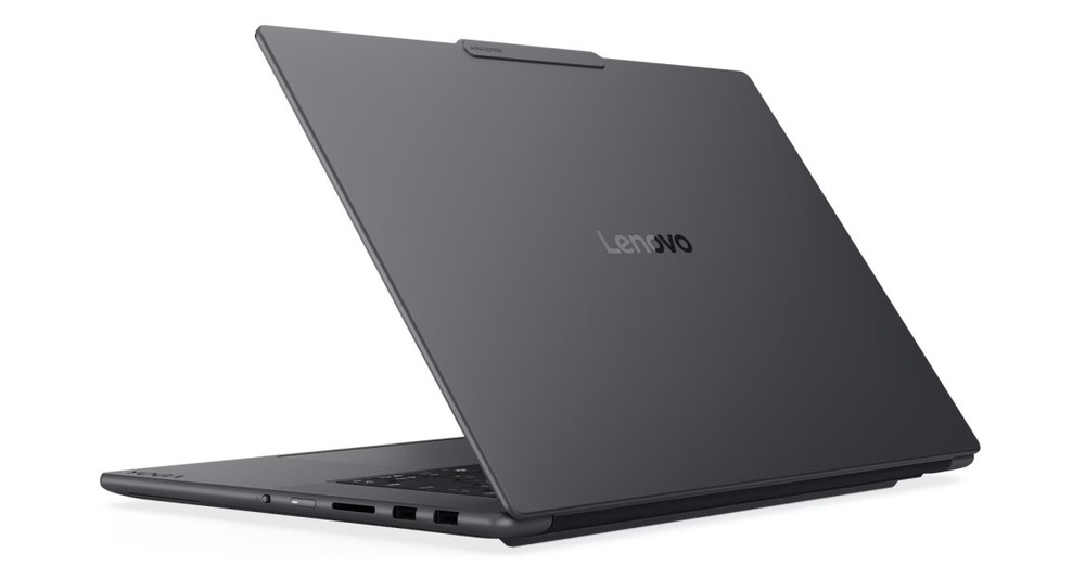 Pootvorený notebook Lenovo Yoga Pro 9 16IPH11 zozadu