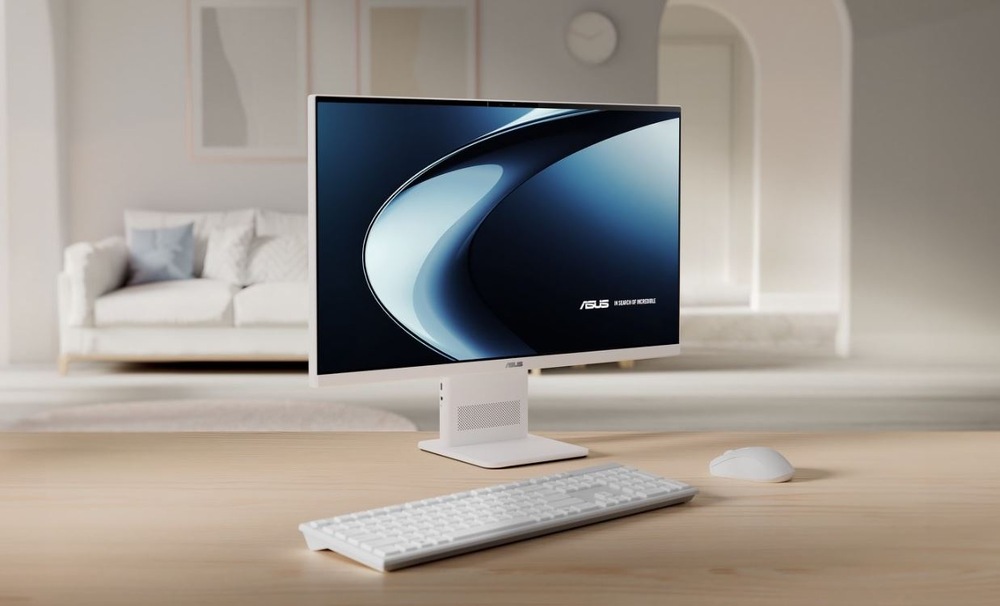 Počítač ASUS V400 All-in-One na pracovnom stole
