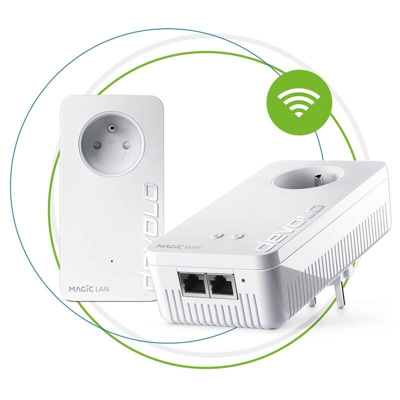 Sieťový rozvod LAN po 230V Devolo Magic 2 WiFi next, Starter Kit