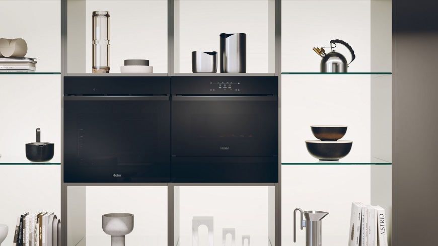 Rúra Haier H4MWID69C6NQB čierna/sklo Rúra Haier H4MWID69C6NQB čierna/sklo