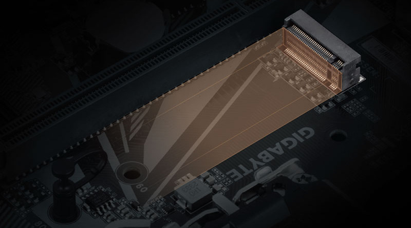 Základná doska GIGABYTE H610M S2H V3 DDR4 SSD nosič upevníte cez M.2 slot pre rýchle načítanie a spúšťanie systému