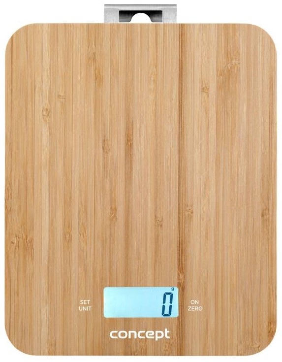 Kuchynská váha Concept VK5714 BAMBOO, digitálny, 15 kg