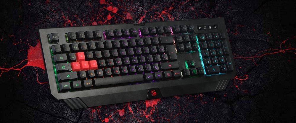 Klávesnica A4Tech Bloody B120N, USB, CZ čierna A4Tech Bloody B120N