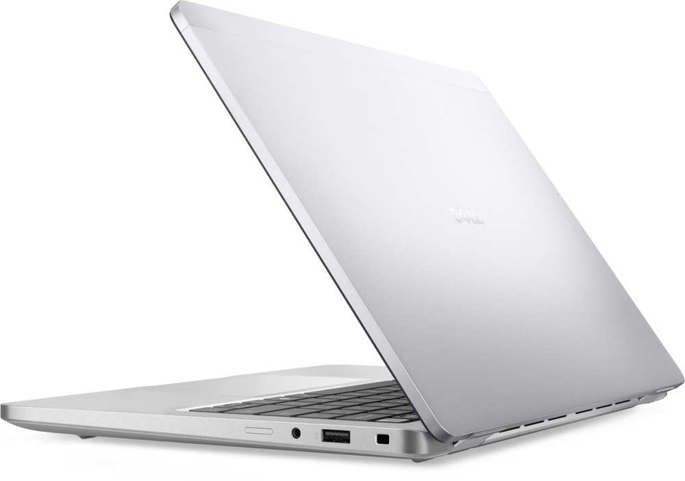 Notebook Dell Pro 13 Plus PB13255 strieborný Detail notebooku Dell Pro 13 Plus PB13255 zo zadnej strany