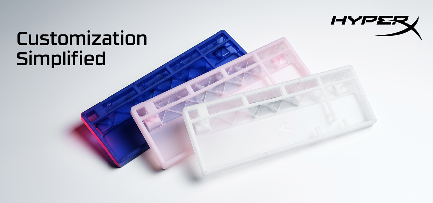 Kryt HyperX Origins 2 1800 White Housing biely HyperX Origins 2 1800 Housing – tri farebné varianty krytu s označením Customization Simplified