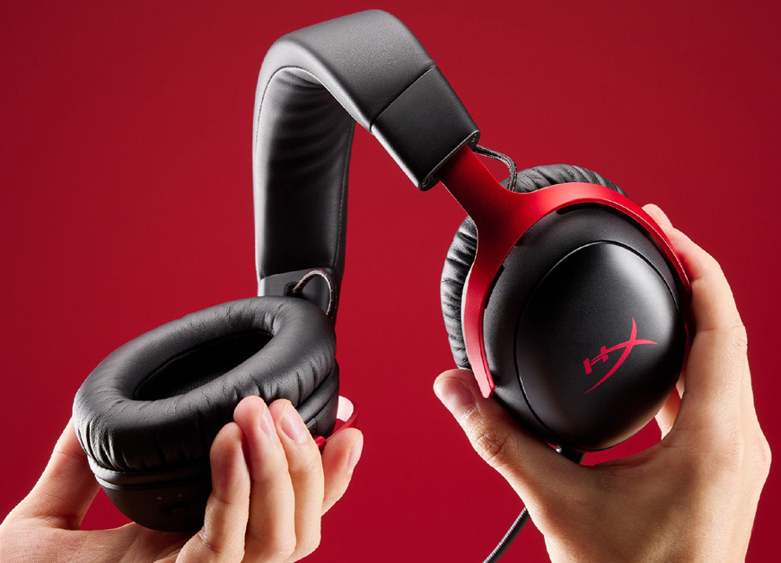 Headset HyperX Cloud III S Wireless čierny/červený